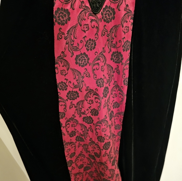 HALLOWEEN COSPLAY VELVET EMBROIDERED LACE RENAISSANCE/ PRINCESS/ WITCH/ SZ S - Picture 2 of 6